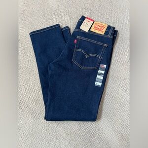 Levi’s 511 Men’s 36x32 Slim Fit Mid Rise Straight Leg Dark Wash Denim Jeans NWT